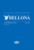 e-prasa: Kwartalnik Bellona – e-wydanie – 4/2023