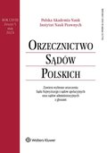 biznesowe, branżowe, gospodarka: Orzecznictwo Sądów Polskich – e-wydanie – 5/2024