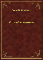 : O swoich myślach - ebook