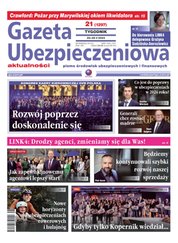 : Gazeta Ubezpieczeniowa - e-wydanie – 21/2024